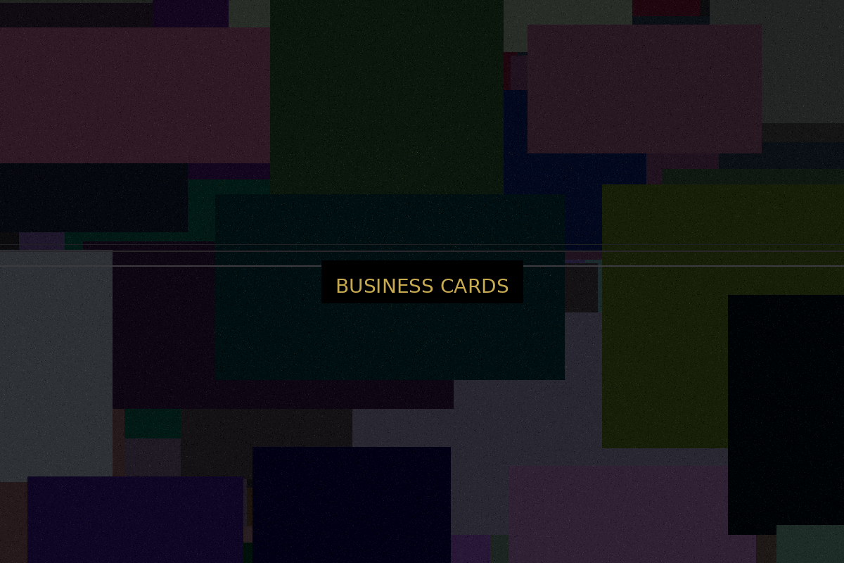 Letterpress business cards for Madame Leclaire