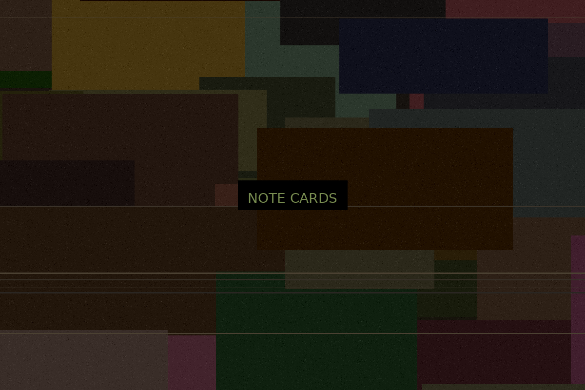 Bayou Nightshade note card series